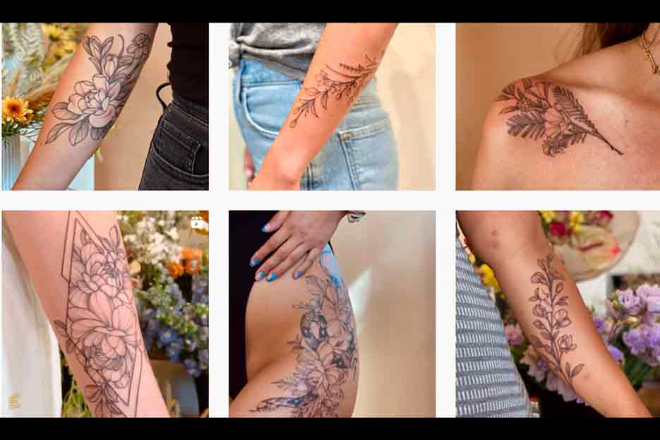 Tatuajes botÃ¡nicos, lianna defleur